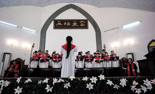 华东神学院圣乐系学生在善牧堂举行圣乐崇拜 华东神学院圣乐系学生在善牧堂举行圣乐崇拜